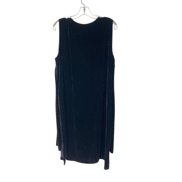 BCBG MAXZARIA SVETLANA HIGH AND LOW VELVET TUNIC SZ Large Lagenlook - Picture 3 of 9